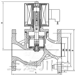ZBSF不銹鋼電磁閥結(jié)構(gòu)圖